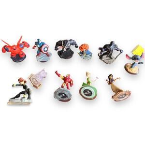 Disney Infinity 2.0 Big Hero Six Baymax Avengers Venom Stitch Iron Man Aladdin